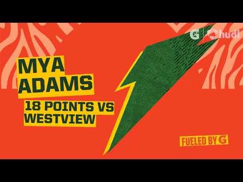 Video of Mya Adams V.S Westview 18pts