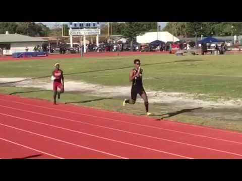 Video of 4x400 M 3rd leg