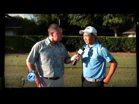 Video of Sony Open Pro Junior Skills Challenge Interview on KHON2 1/8/16