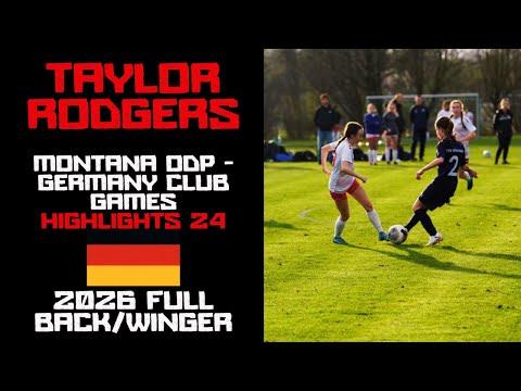 Video of Taylor Rodgers MT ODP Germany Games 