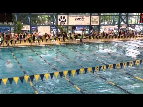 Video of Christine Yng 50Free SCY at Lane 9 and Finish time: 24.36