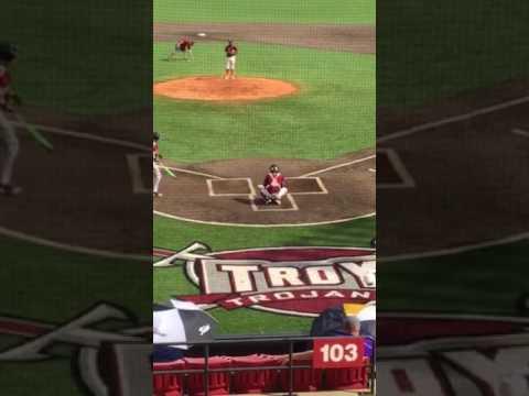 Video of Austin Hunter Pitching - Troy University Showcase