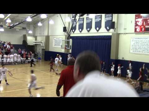 Video of 3 pointer for win vs #1 Dunham - Nov 2015