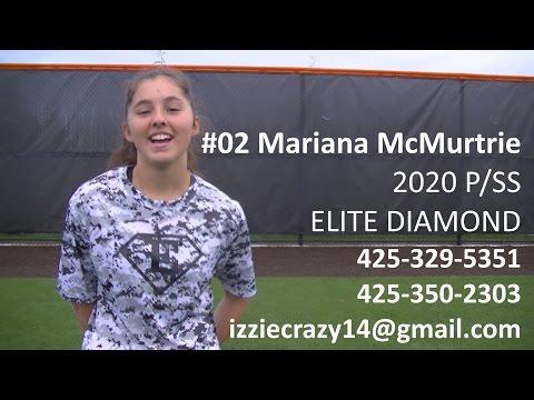 Video of Mariana McMurtrie Softball Skills Video