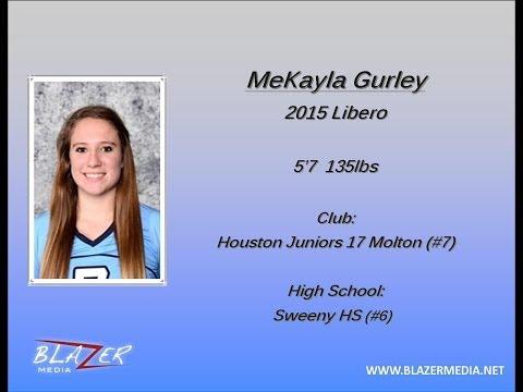 Video of 2015 MeKayla Gurley LIbero 