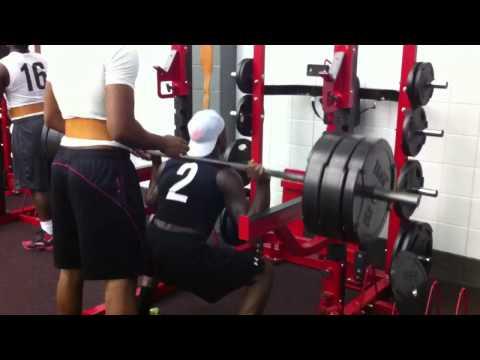 Video of Nate Huggins Back Squat