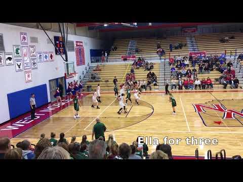 Video of Ella Beezley leads scoring with 11 points vs West Noble 112817