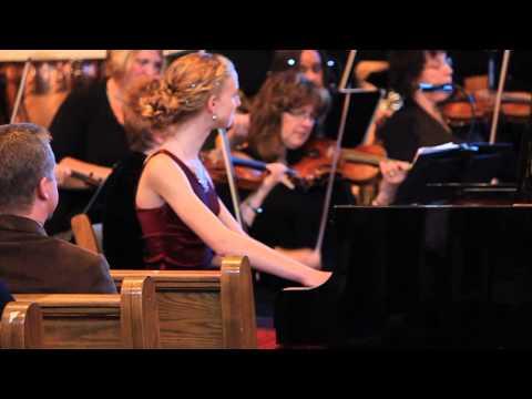 Video of Piano performance - Kettle Moraine Symphony 2014 - side view