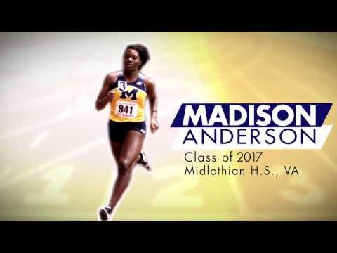 Video of Madison Anderson, Scholar Athlete, Sprinter/Jumper