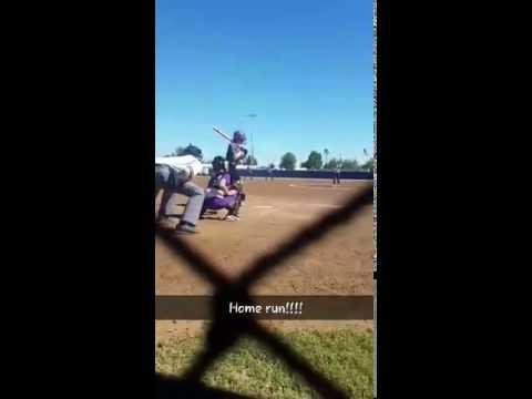 Video of Jaycie Cash Regional Tournament Homerun