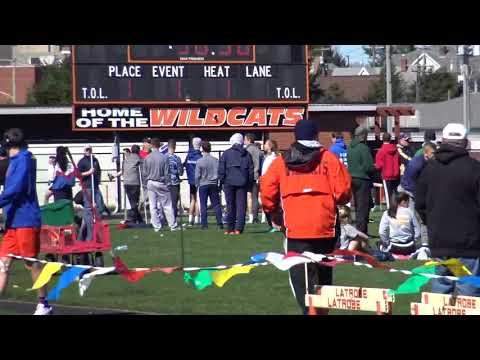 Video of 300m hurdles Greater Latrobe Wildcat Invitational 2017