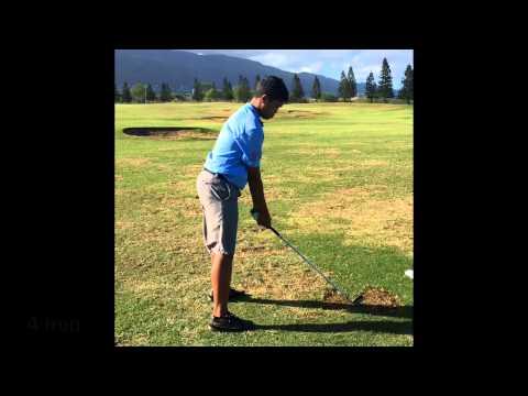 Video of Nathaniel Idica Golf Swing - Dec 2014