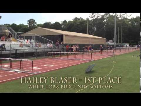 Video of Hailey PR 100M Hurdles 2015-04-15  Time 15.72