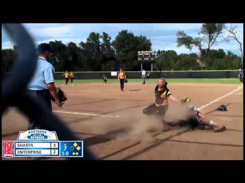 Video of Throw out runner in 7th inning of Championship Game 2015