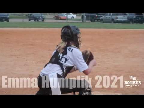 Video of Emma Humplik, class of 2021, catcher-skills video #1