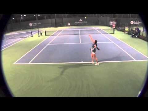 Video of Tennis #4- I'm the brunette with gray/white shorts