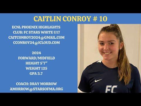 Video of Caitlin Conroy’24 FC Stars ECNL Phoenix Highlights 