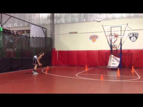 Video of Sabrina's Basketball shooting skills drill