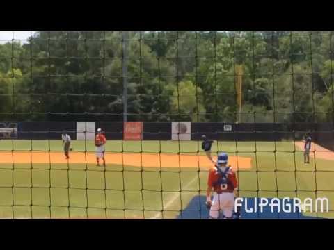 Video of Ethan Brister Summer 2017 game at bats