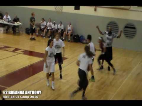 Video of Breannan anthony 2018 eastern guard RICK BOLUS HIGH POTENTIAL SHOWCASE highlights