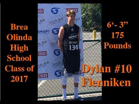 Video of Dylan FLenniken, Quarterback,6'3" 175 pounds, 16 years old. 