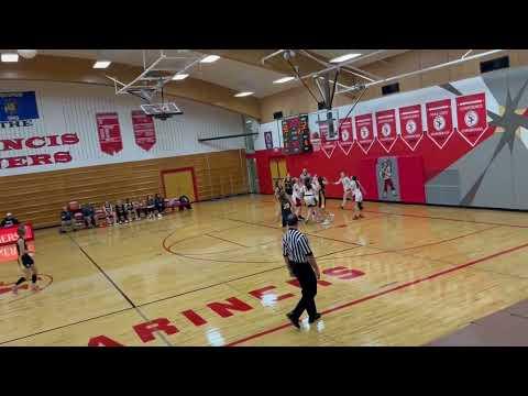 Video of Amelia Rigel (30 pts - Brookfield Academy vs. St Francis Highlight