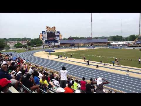 Video of Lindsey Wheeler running the 400 meters in the 2013 4AAAA State Championship as a Sophomore in Greensboro, NC