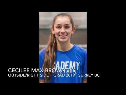 Video of Cecilee Max-Brown Class of 2019 Volleyball Recruiting Video #16  