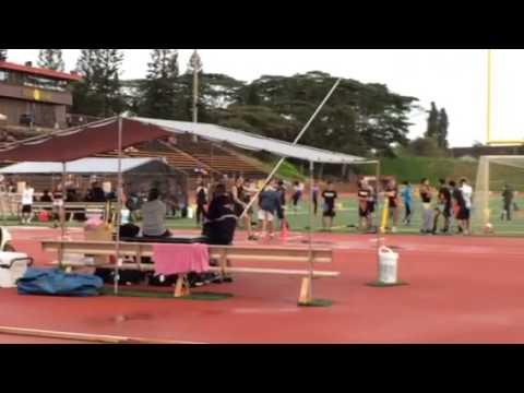 Video of Aukahi Nolan 14' 1" new Yamamoto record