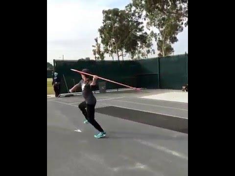 Video of  178'4 Short 7 step at ThrowFar Weight Pentathlon at Cerritos College  1/16/16